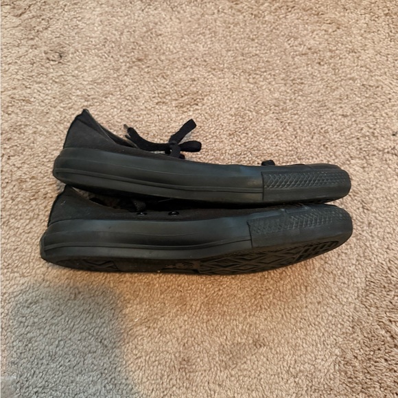 Converse Women's Black Sneakers - Picture 5 of 9
